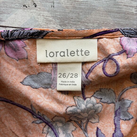 Loralette Journey Maxi Dress Peach Dulcie Easter Sunday Wedding Guest Size 26/28 - Picture 11 of 14